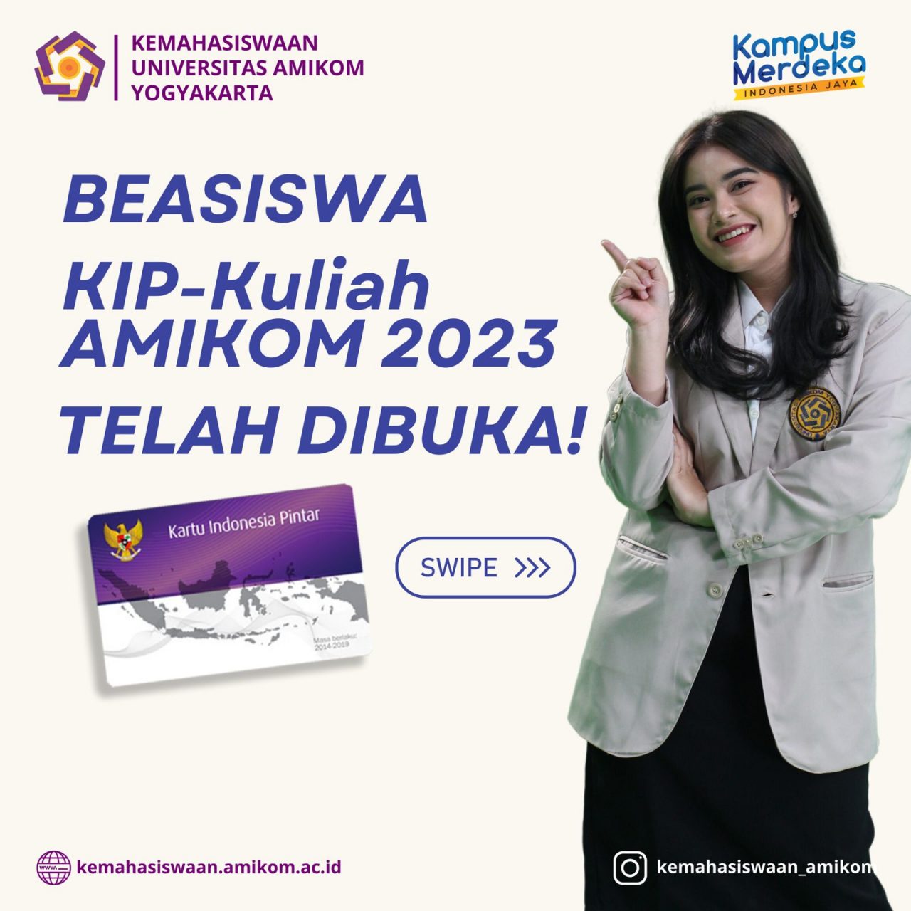 Beasiswa Kip Universitas Amikom Yogyakarta Universitas Amikom