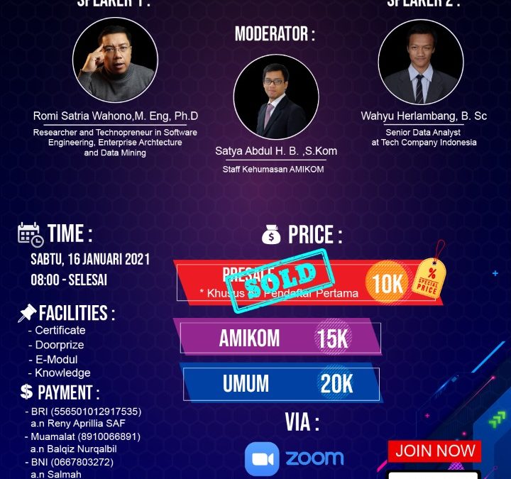 SEMINAR NASIONAL INFORMATIKA 2021