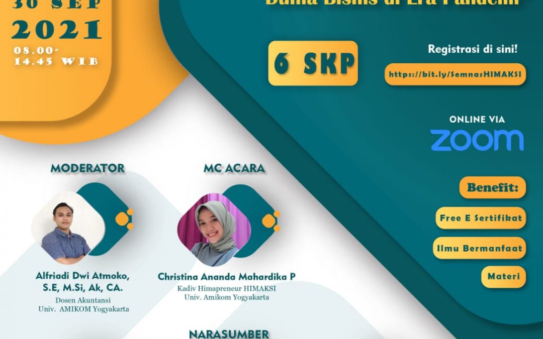 WEBINAR NASIONAL PERAN FINTECH DALAM BISNIS DI ERA PANDEMI