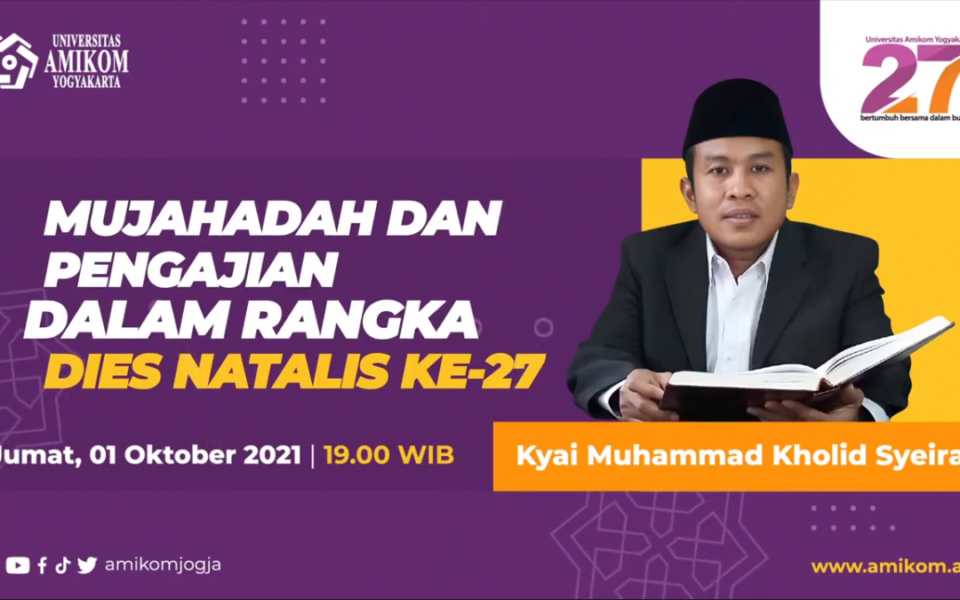 Mujahadah dan Pengajian dalam rangka Dies Natalis ke 27 Universitas AMIKOM Yogyakarta