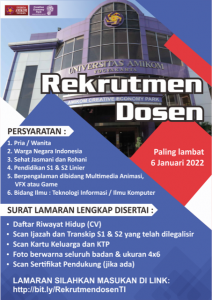 Rekrutmen Dosen Teknologi Informasi Universitas AMIKOM Yogayakarta ...