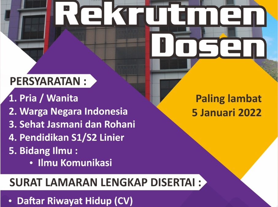 Rekruitmen Dosen Amikom