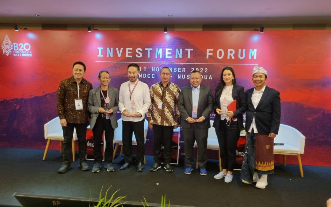 Rektor Amikom Bahas Animasi dan Ekonomi Kreatif Dalam B20 Investment Forum