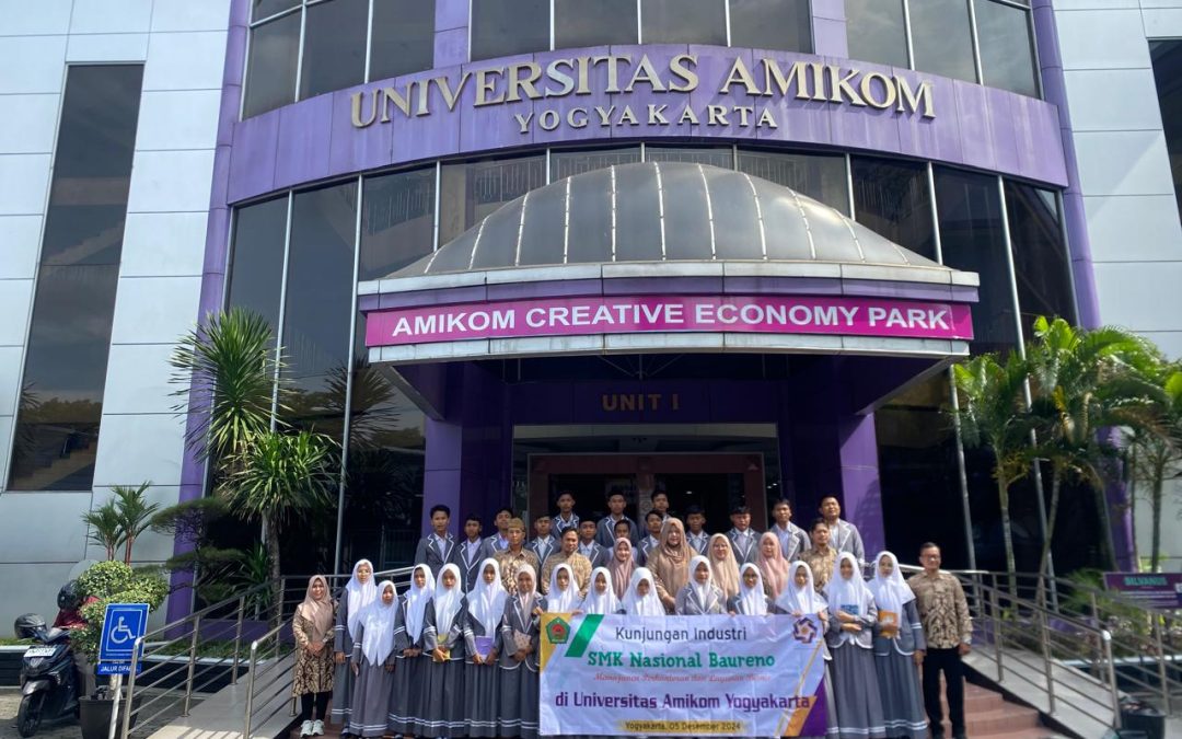 Kunjungan SMK Nasional Baureno ke Universitas Amikom: Mengenal Industri Kreatif di Amikom Creative Economy Park