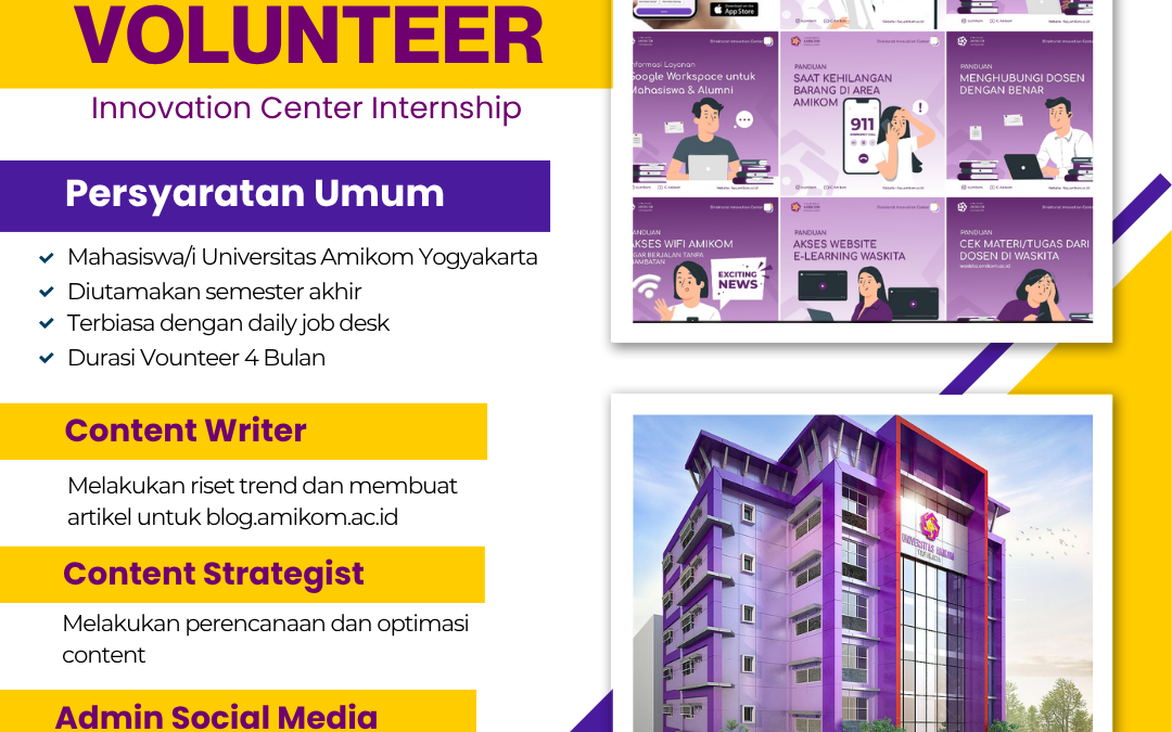 Open Recruitment Volunteer Innovation Center