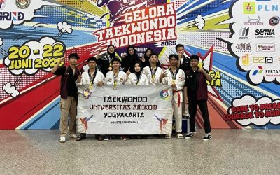 Universitas Amikom Yogyakarta Raih Prestasi Gemilang di Kejuaraan Gelora Taekwondo  Indonesia