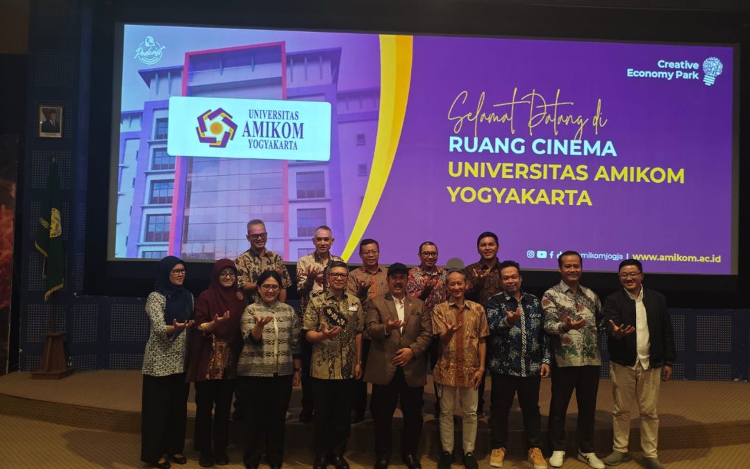 Kunjungan Kerja Menteri PPN dan Kepala Bappenas Republik Indonesia ke Universitass AMIKOM Yogyakarta