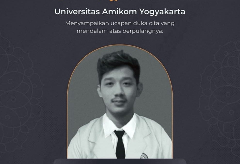 Universitas AMIKOM Yogyakarta Berduka, Belasungkawa Mendalam untuk Almarhum Rheza Sendi Pratama