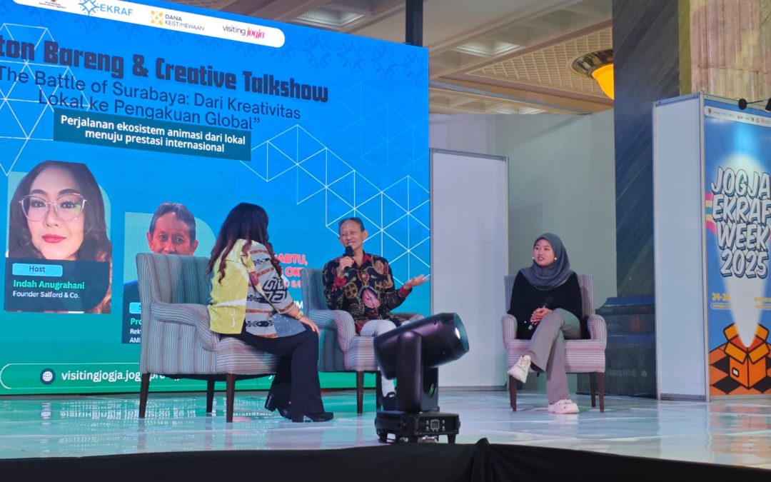 Universitas AMIKOM Yogyakarta Angkat Kreativitas Lokal Lewat Nobar dan Talkshow Battle of Surabaya di Jogja Ekraf Week 2025