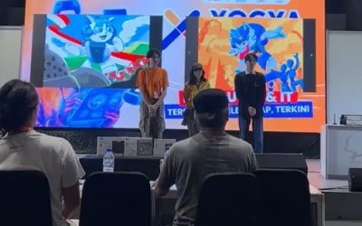 Mahasiswa Universitas AMIKOM Yogyakarta Raih Juara 1 Lomba Speed Drawing di Yogyakomtek 2025