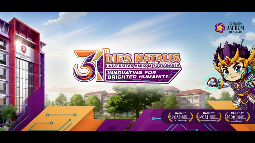 Universitas AMIKOM Yogyakarta Rayakan Dies Natalis ke-31 dengan Semangat Inovasi dan Kemanusiaan