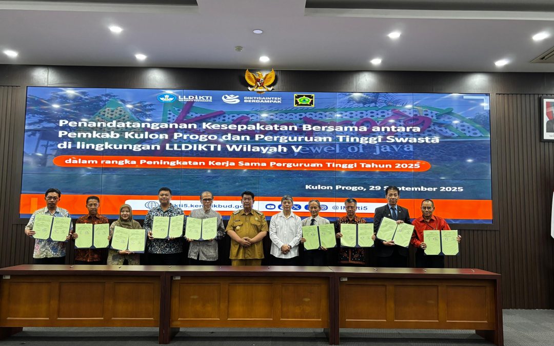 Universitas Amikom Yogyakarta Tandatangani MoU dengan Pemkab Kulon Progo