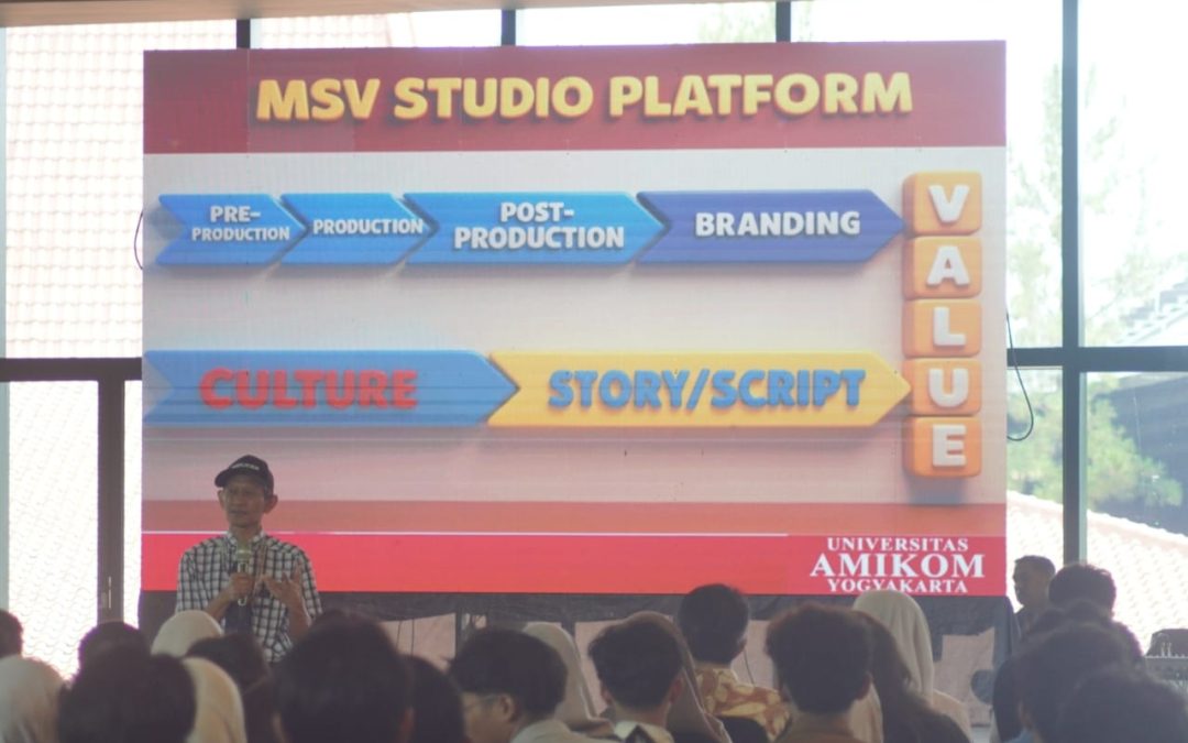 Rektor AMIKOM Bahas Pemanfaatan AI untuk Post-Production Film Animasi di Yogyakomtek 2025