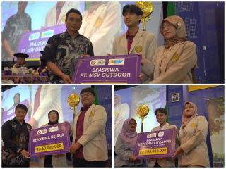 Universitas AMIKOM Yogyakarta Salurkan Beasiswa Rp165 Juta bagi Mahasiswa Berprestasi