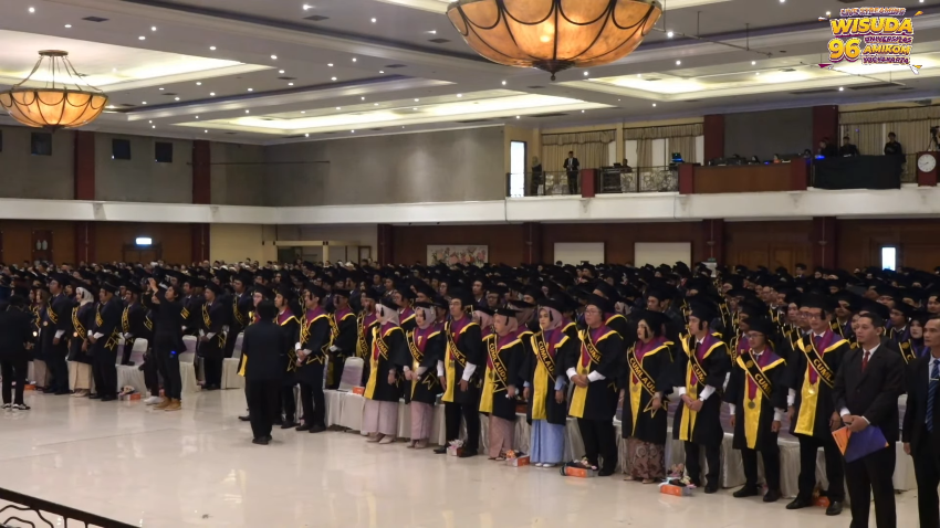 Universitas AMIKOM Yogyakarta Wisuda 1.133 Lulusan Periode ke-96