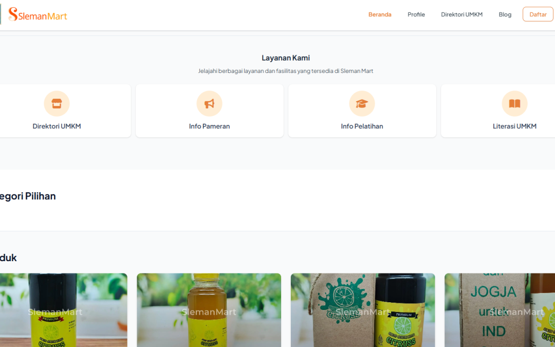 Mahasiswa D3 TI Universitas AMIKOM Yogyakarta Kembangkan Inovasi Platform Sleman Mart untuk UMKM Sleman