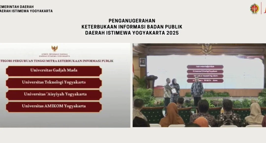 Universitas AMIKOM Yogyakarta Terima Apresiasi dari Komisi Informasi DIY