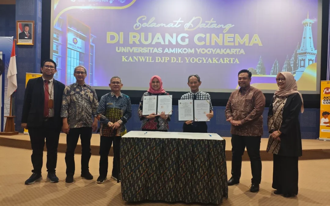 Universitas AMIKOM Yogyakarta dan DJP DIY Resmikan Pembentukan Tax Center Amikom