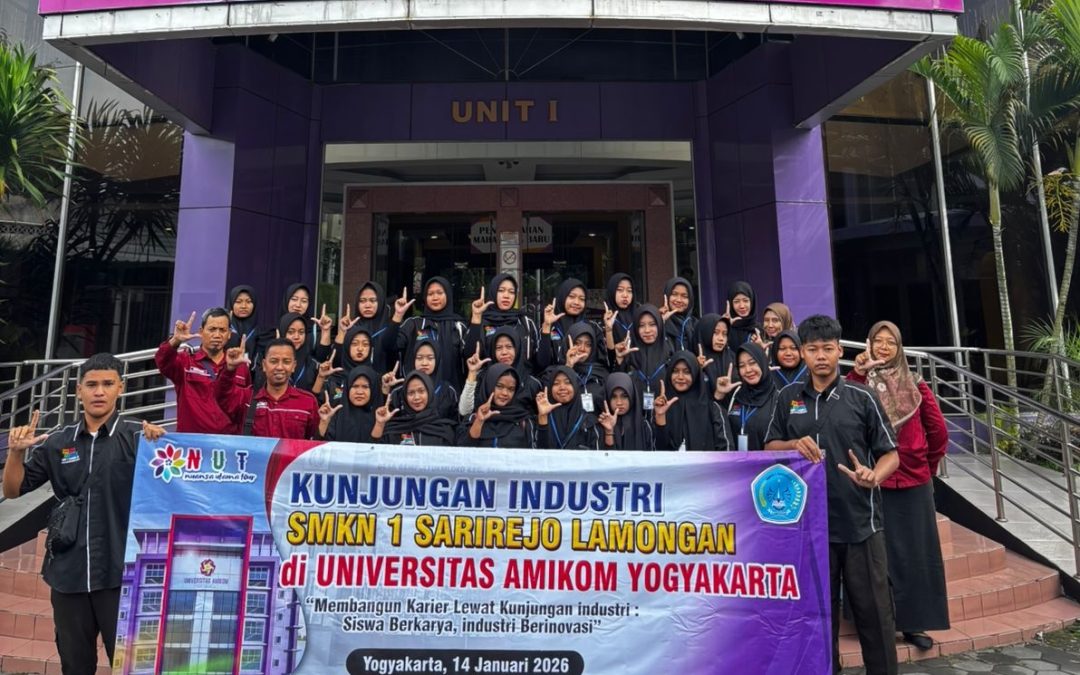 SMK Negeri 1 Sarirejo Lamongan Kunjungi Universitas AMIKOM Yogyakarta