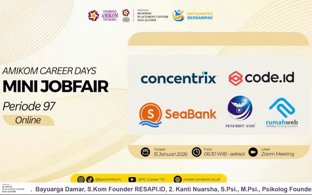 Mini Job Fair AMIKOM Periode 97 Jembatani Wisudawan dan Industri