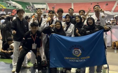 Taekwondo AMIKOM Yogyakarta Raih 9 medali pada Indonesia Super Fight Taekwondo Championship III Tahun 2025