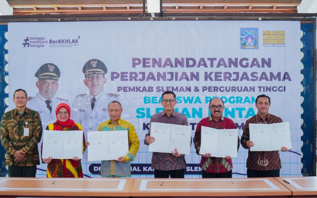 Universitas AMIKOM Yogyakarta Perkuat Kerja Sama Sleman Pintar bersama Pemerintah Kabupaten Sleman
