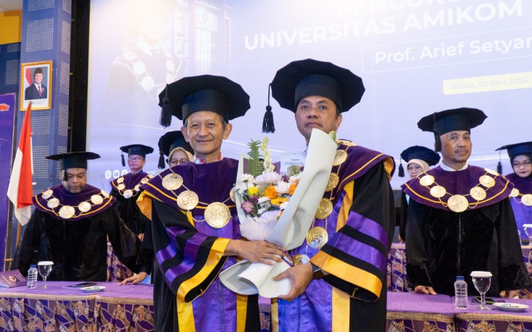 Amikom Tambah Guru Besar, Prof. Arief Resmi Dikukuhkan sebagai Guru Besar