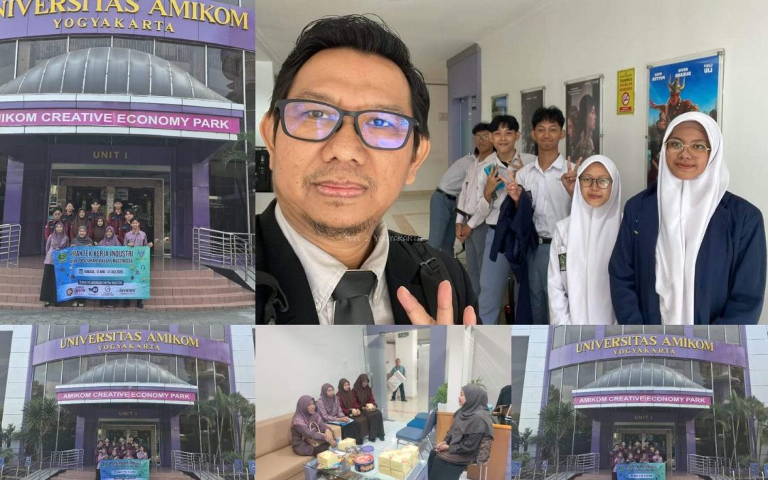 Universitas AMIKOM Yogyakarta Terima Prakerin ujuh siswa Program Multimedia MAN 2 Yogyakarta