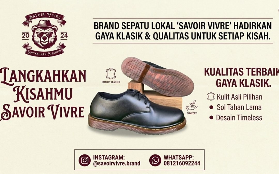 Raih Pendanaan P2MW, Savoir Vivre Kembangkan Sepatu Kulit Anti Bau