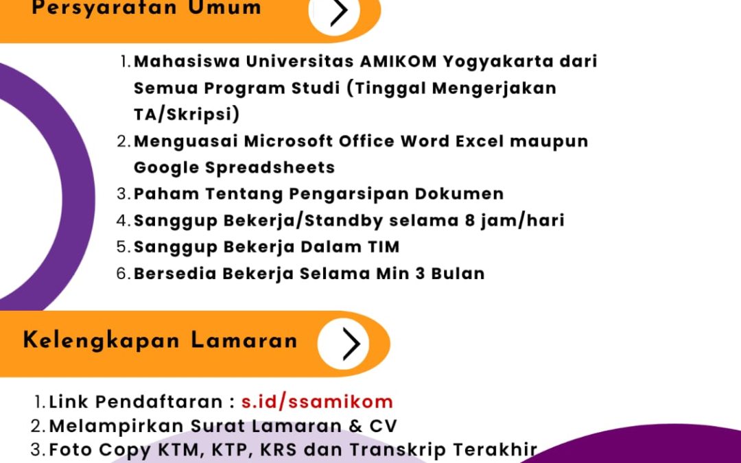 Recruitment Student Staff DPK